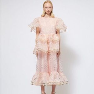 Sister Jane India maxi dress puff rare blush pink large